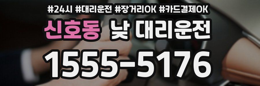 신호동 낮 대리운전