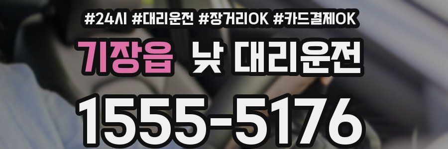 기장읍 낮 대리운전