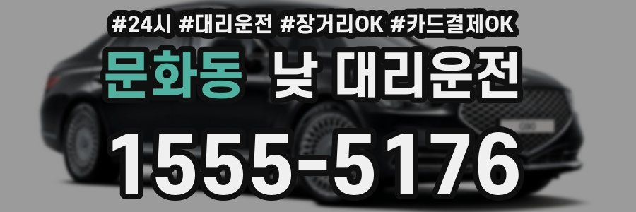 문화동 낮 대리운전