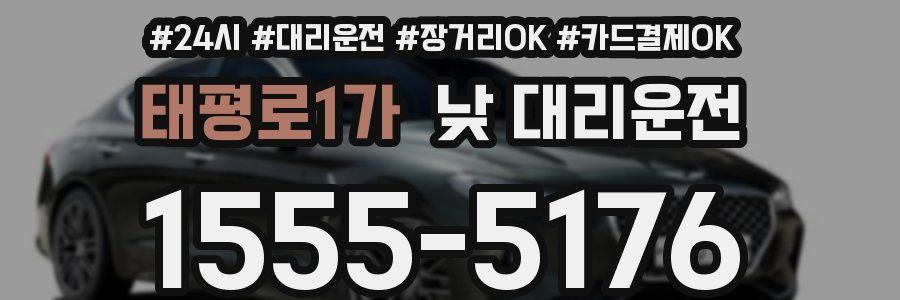 태평로1가 낮 대리운전
