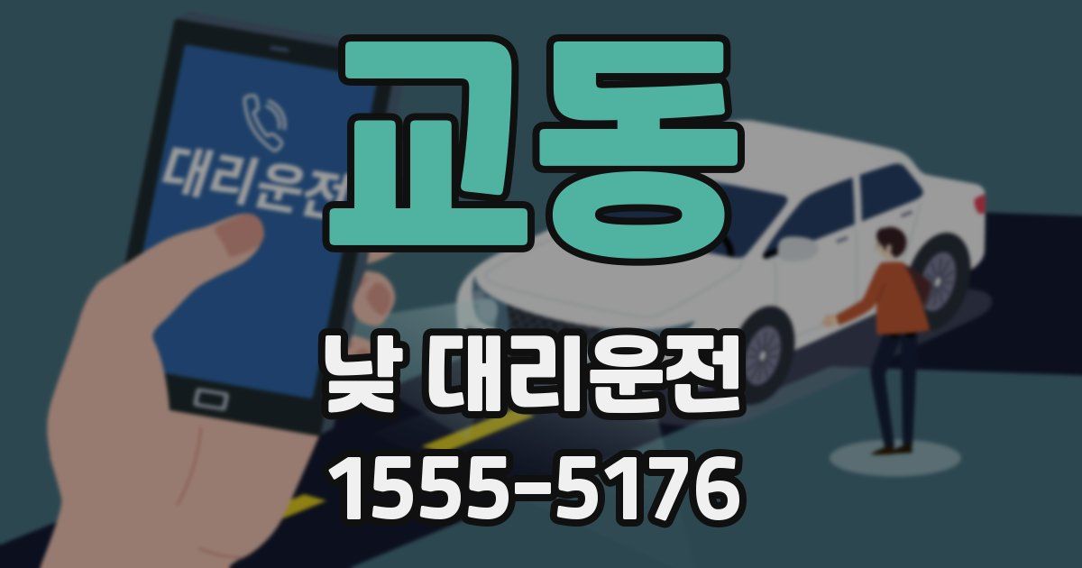 교동 낮 대리운전