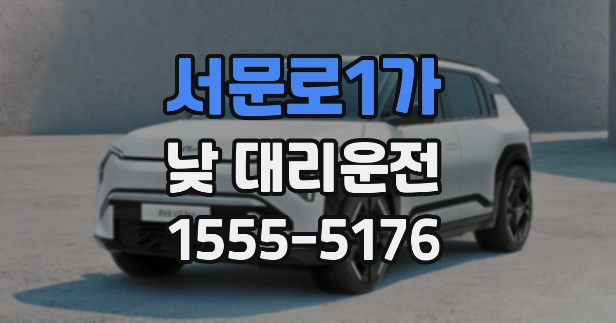 서문로1가 낮 대리운전