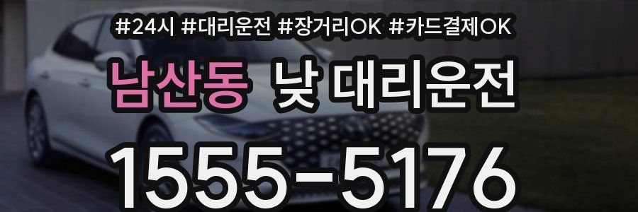 남산동 낮 대리운전