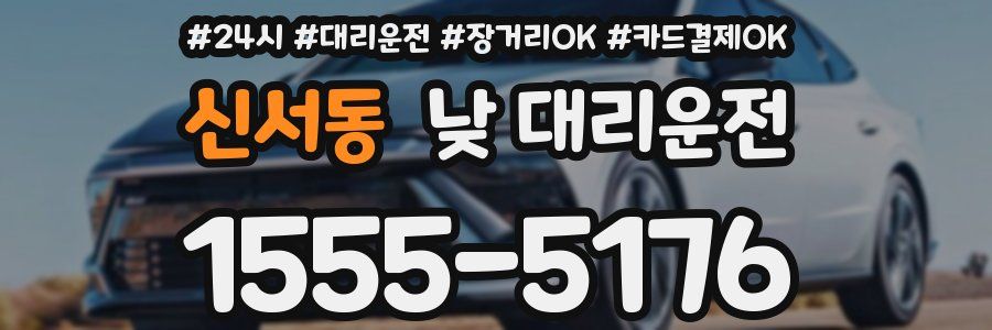 신서동 낮 대리운전