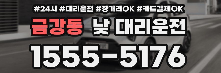 금강동 낮 대리운전