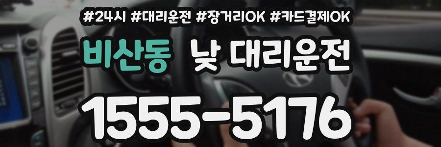 비산동 낮 대리운전