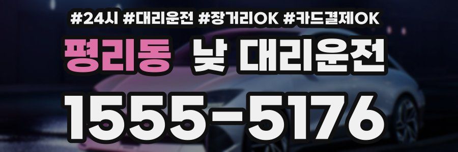 평리동 낮 대리운전