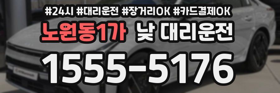 노원동1가 낮 대리운전