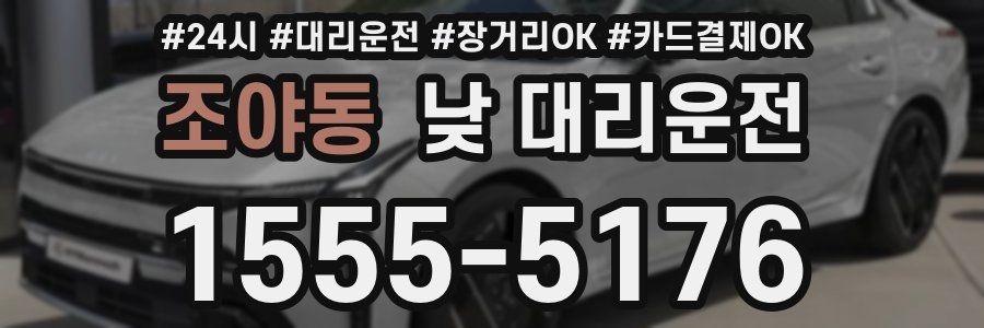 조야동 낮 대리운전