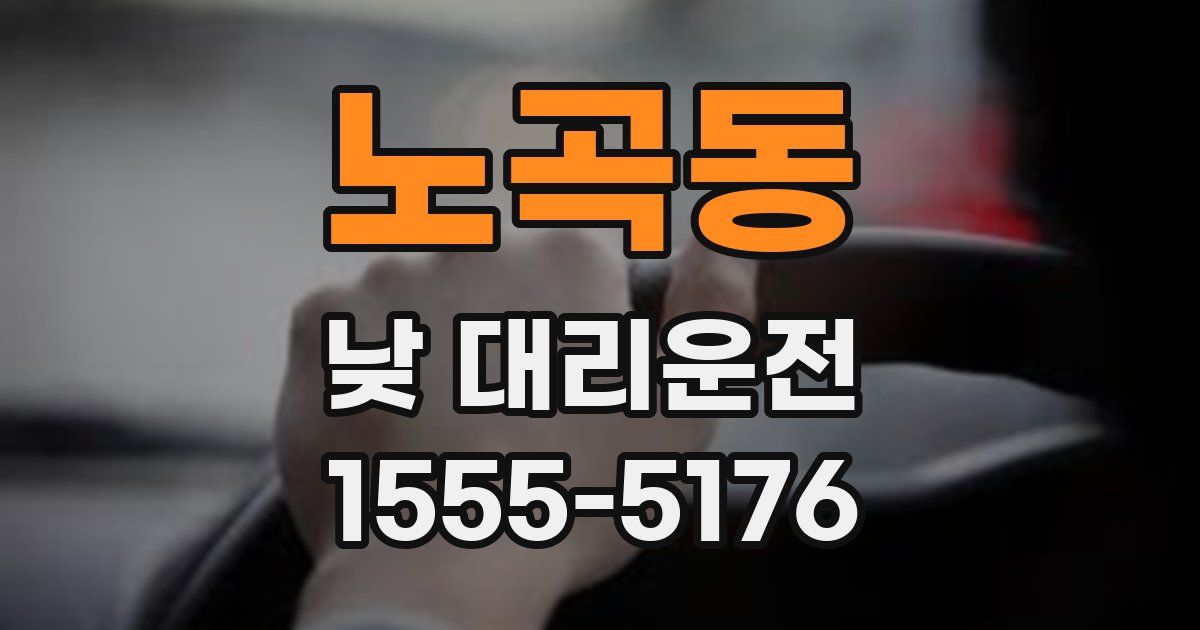 노곡동 낮 대리운전