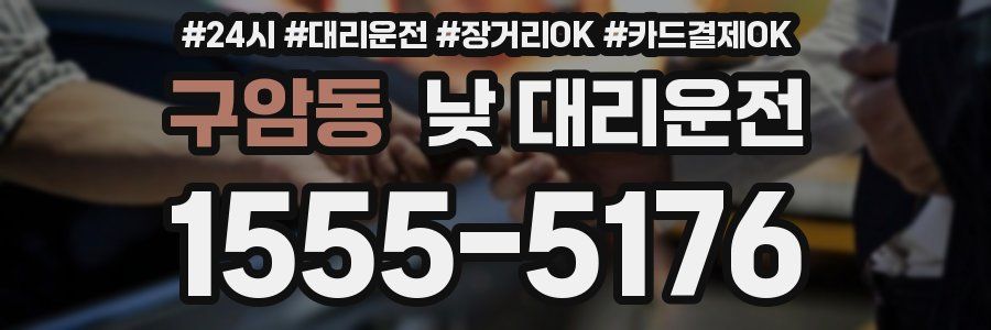 구암동 낮 대리운전