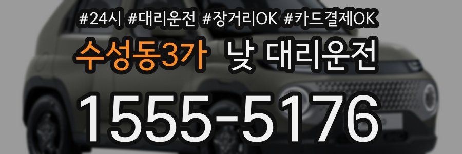 수성동3가 낮 대리운전