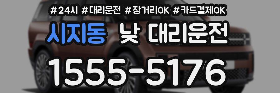 시지동 낮 대리운전