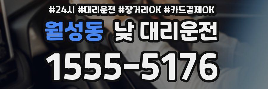 월성동 낮 대리운전