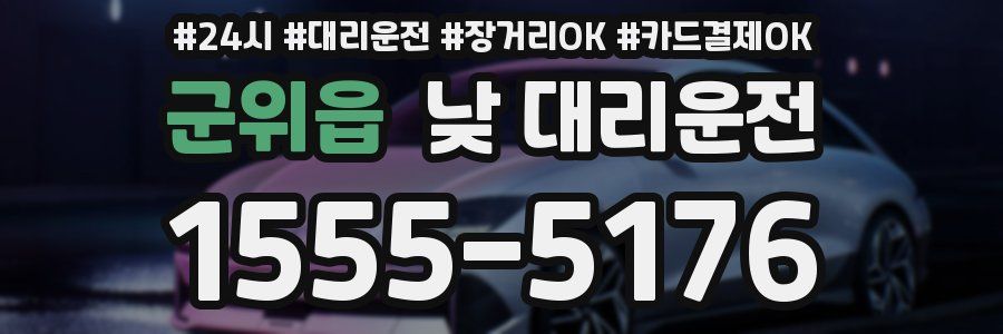 군위읍 낮 대리운전