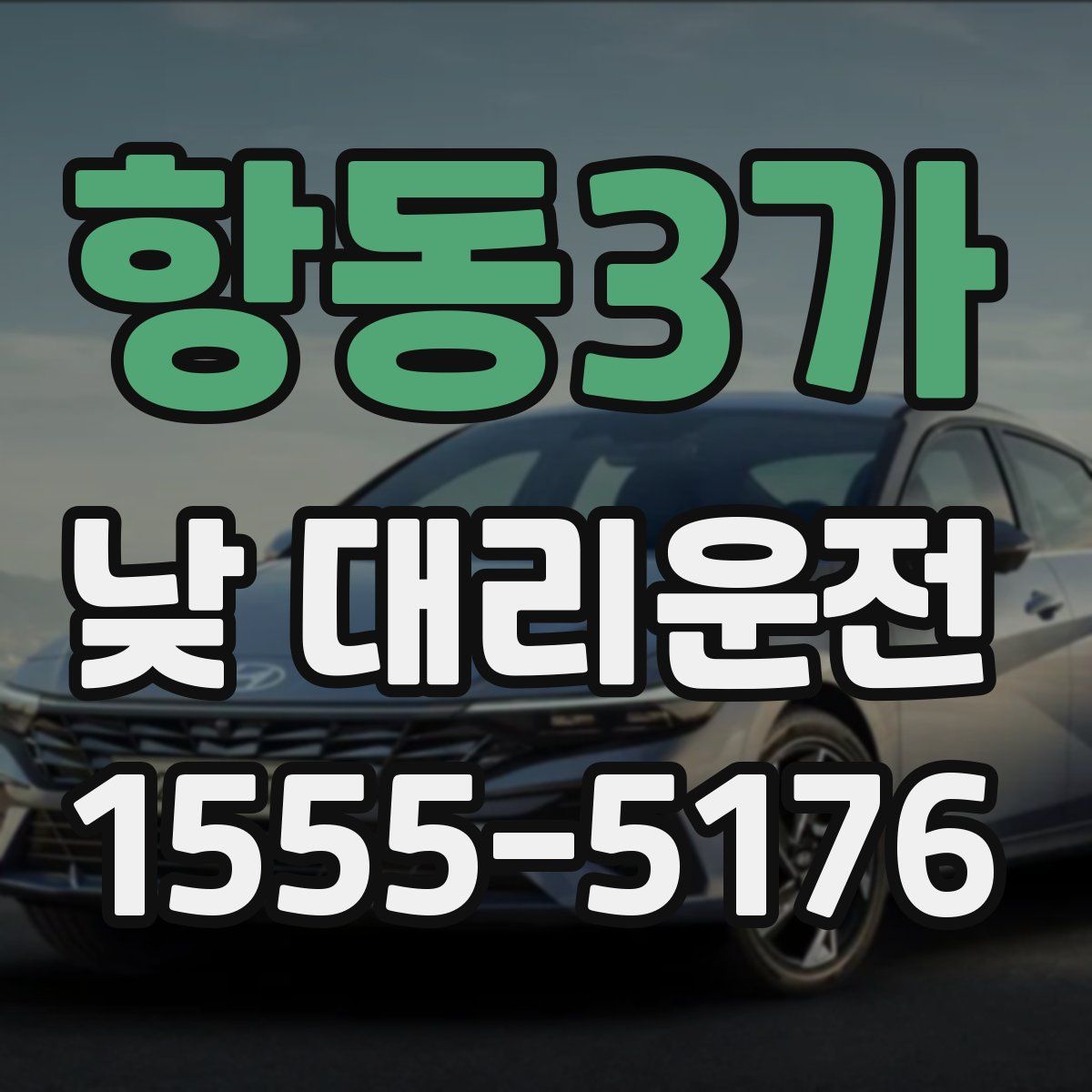 항동3가 낮 대리운전