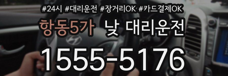 항동5가 낮 대리운전