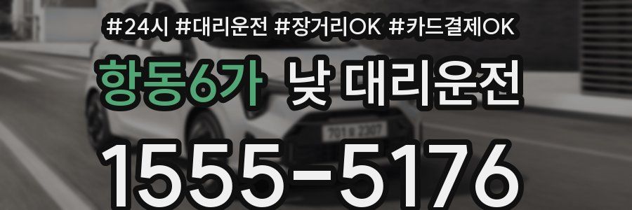 항동6가 낮 대리운전