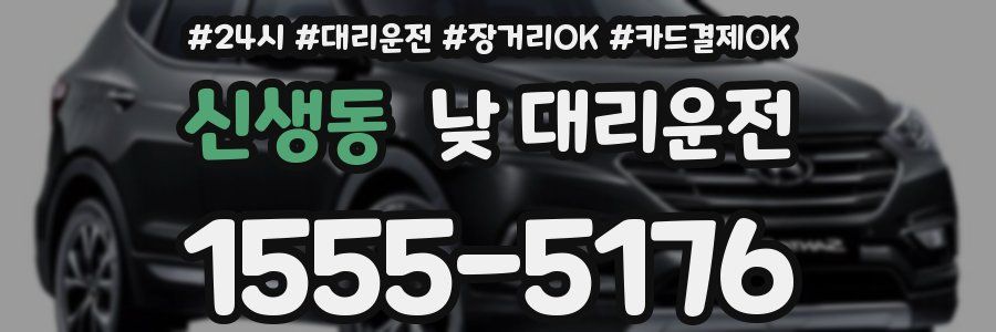 신생동 낮 대리운전