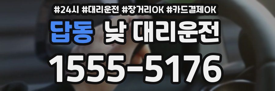 답동 낮 대리운전