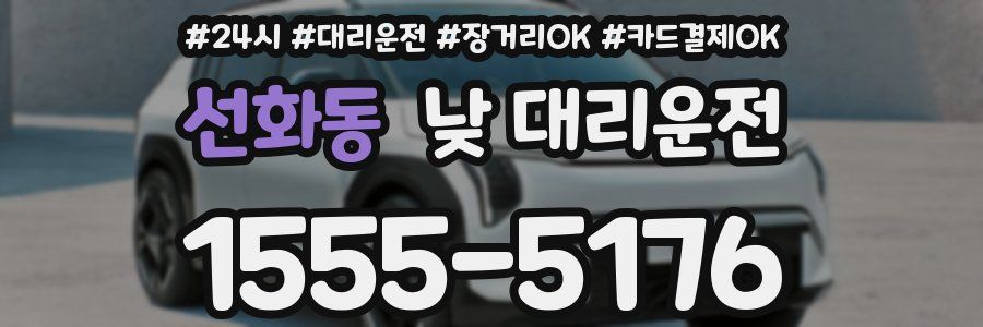 선화동 낮 대리운전