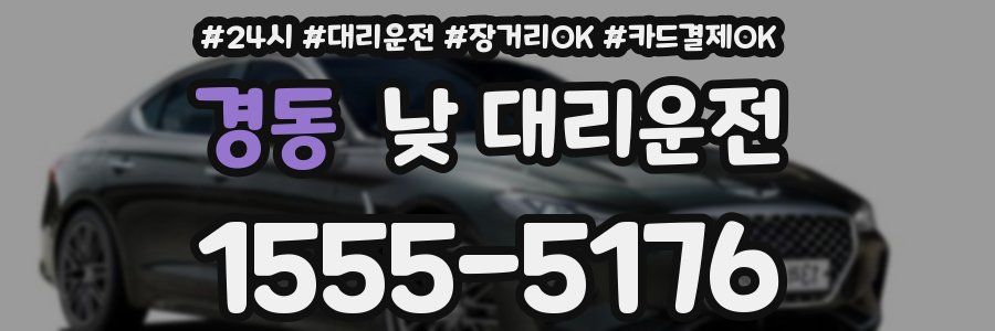 경동 낮 대리운전