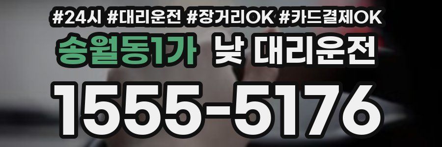 송월동1가 낮 대리운전