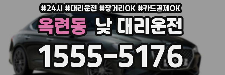 옥련동 낮 대리운전