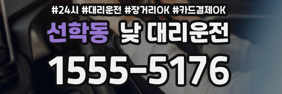 선학동 낮 대리운전