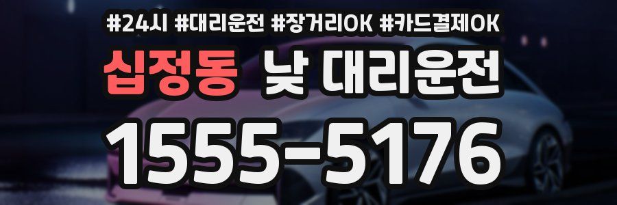십정동 낮 대리운전