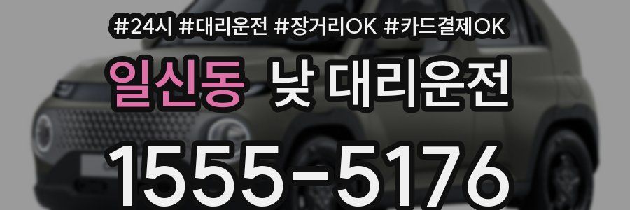 일신동 낮 대리운전