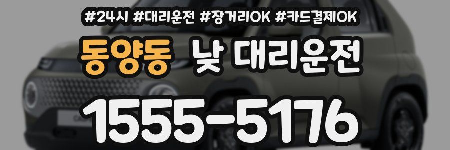 동양동 낮 대리운전