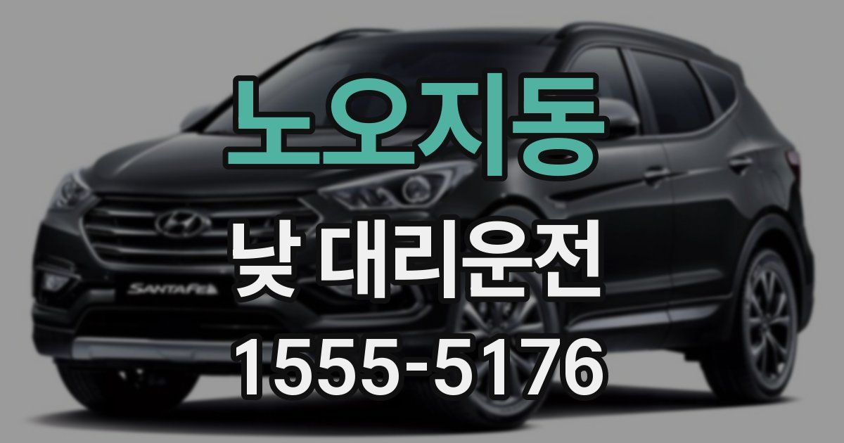 노오지동 낮 대리운전