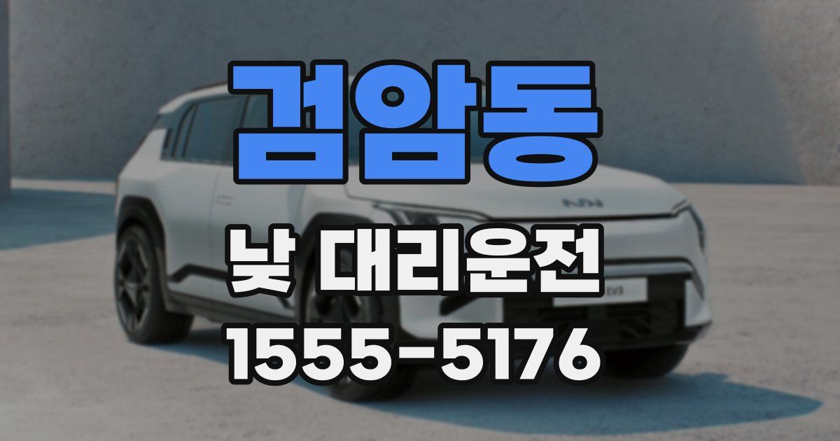 검암동 낮 대리운전