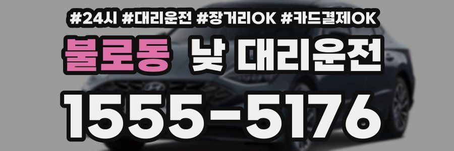 불로동 낮 대리운전