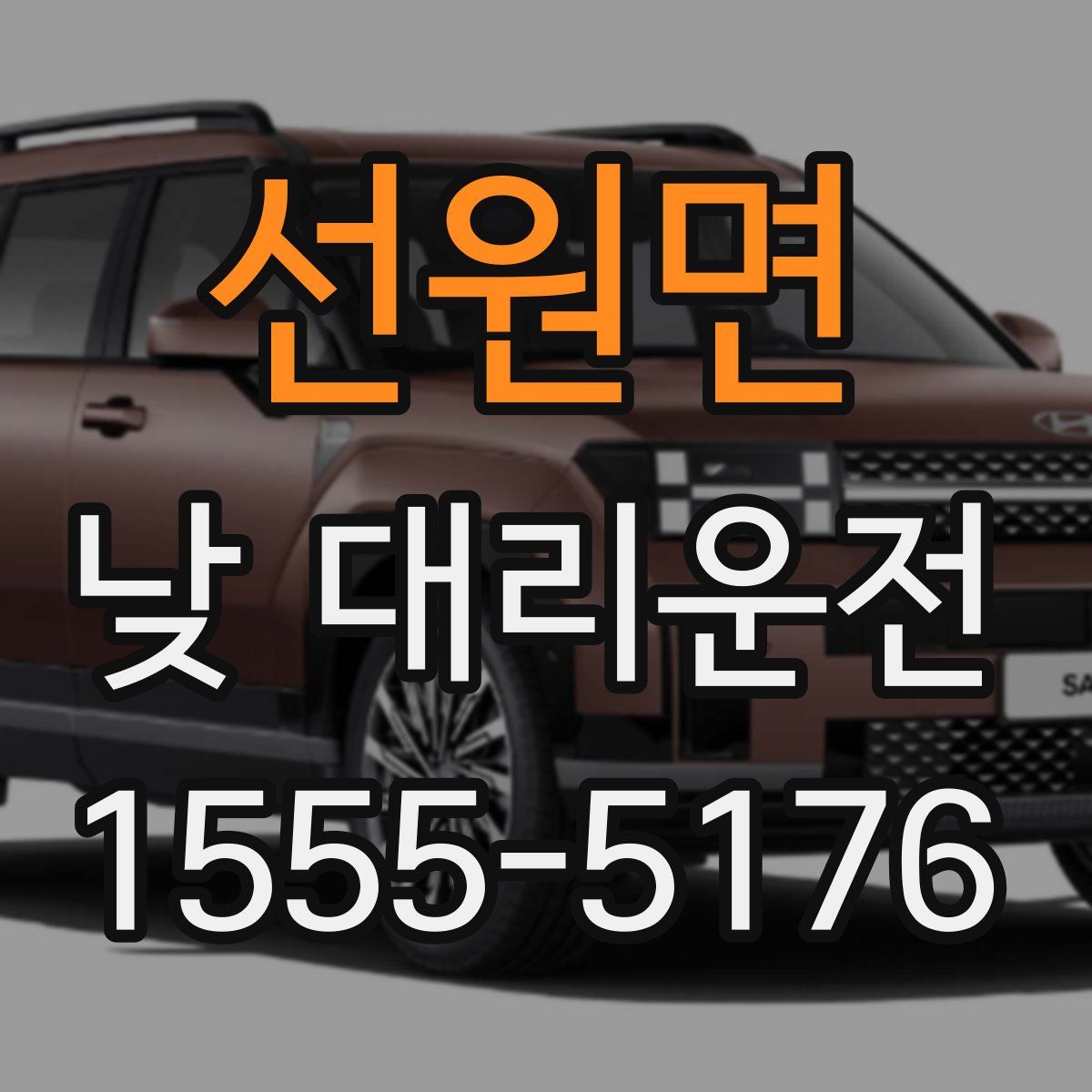 선원면 낮 대리운전