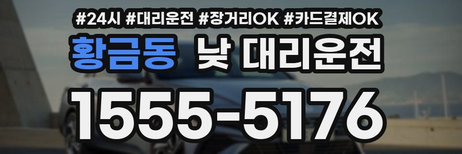 황금동 낮 대리운전