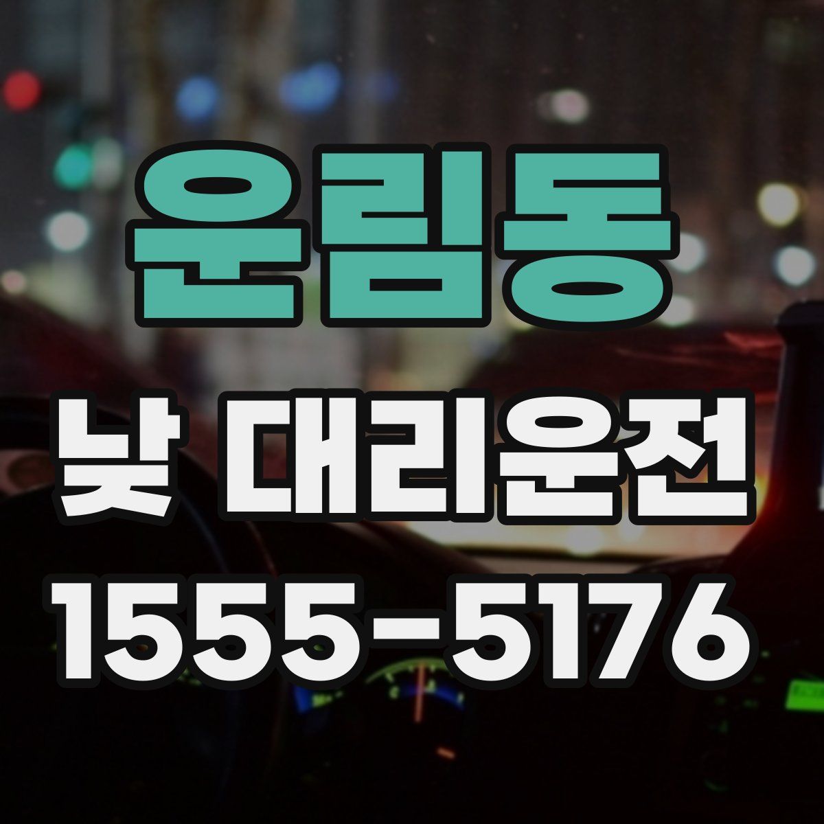 운림동 낮 대리운전