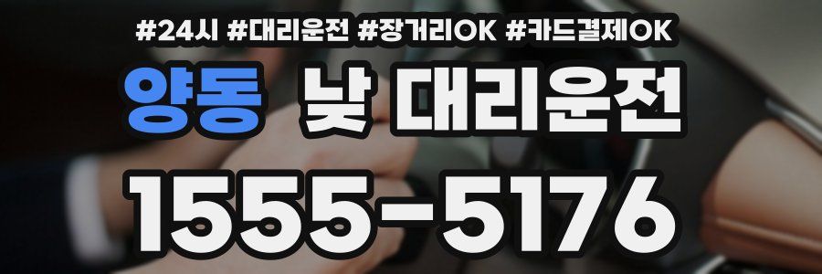 양동 낮 대리운전