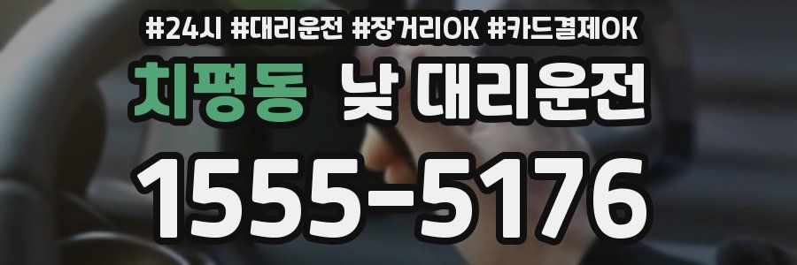 치평동 낮 대리운전