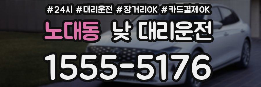 노대동 낮 대리운전