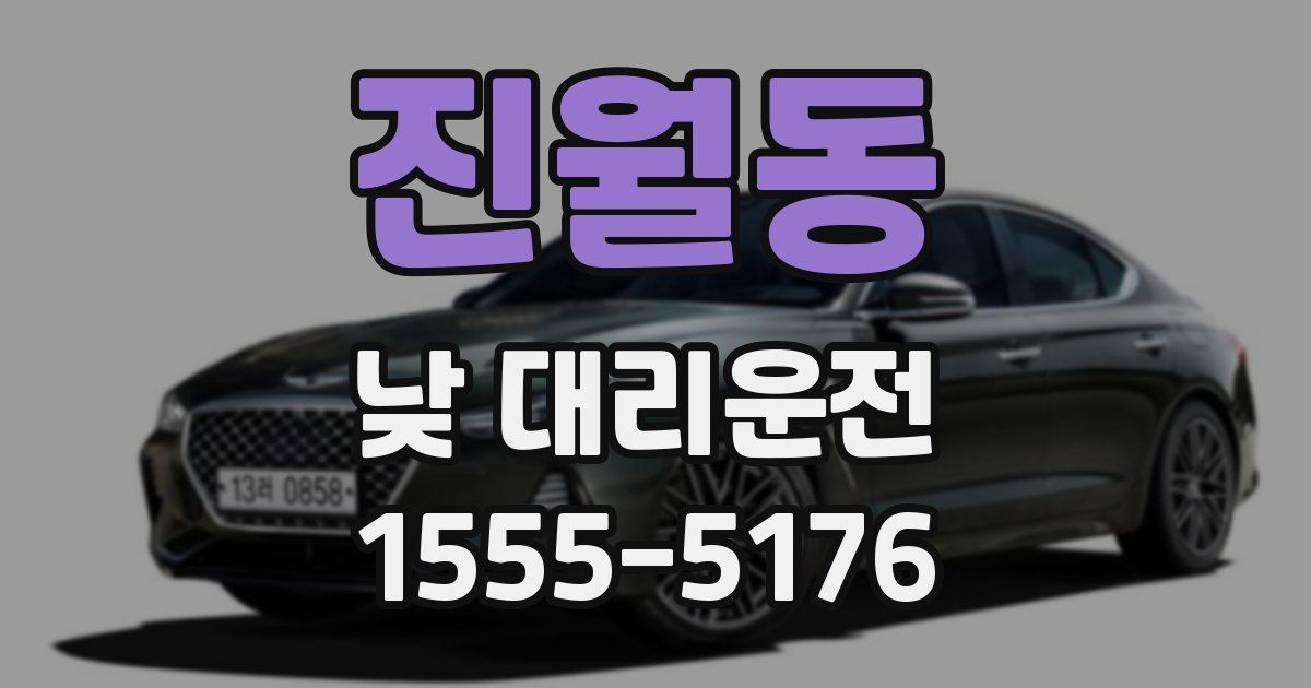 진월동 낮 대리운전