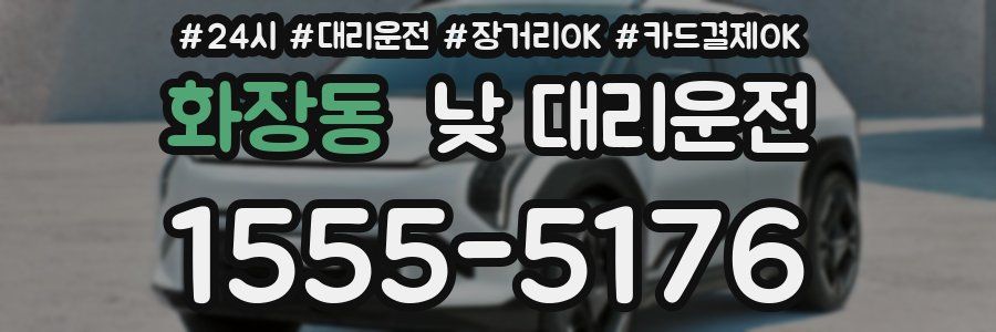 화장동 낮 대리운전