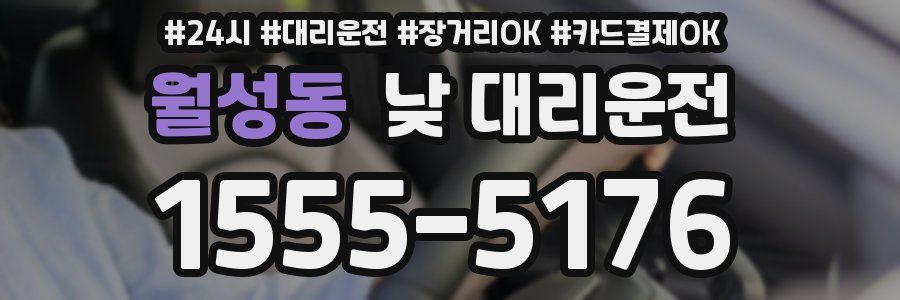 월성동 낮 대리운전
