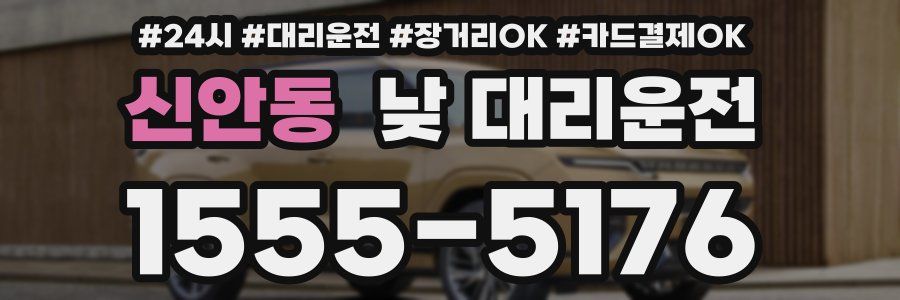 신안동 낮 대리운전