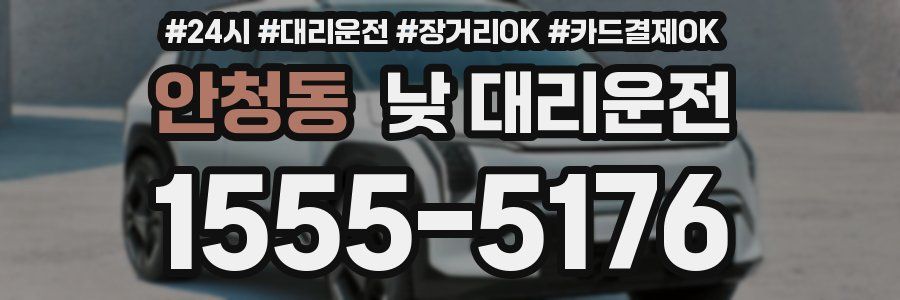 안청동 낮 대리운전