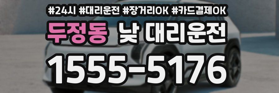 두정동 낮 대리운전