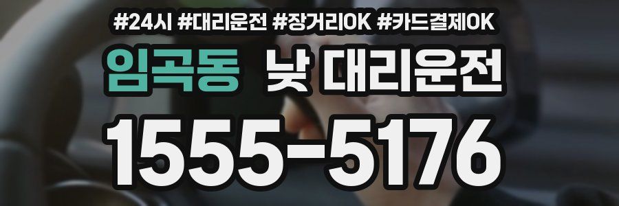 임곡동 낮 대리운전