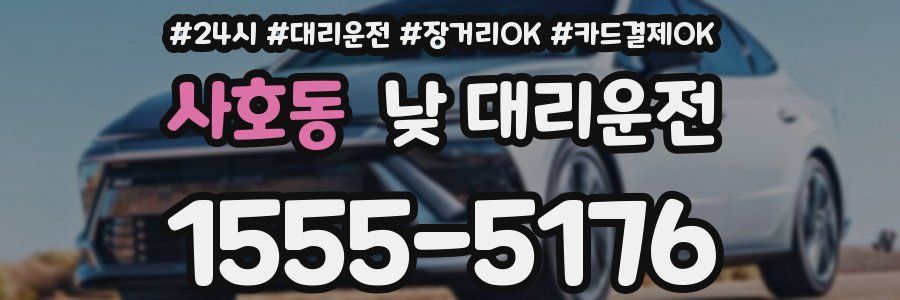 사호동 낮 대리운전