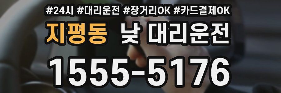 지평동 낮 대리운전